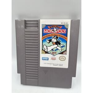 Monopoly NES Nintendo Tested Cart Only